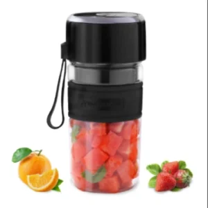 nutri cup zip portable blender | 350ml | blend & sip with flip top sipper lid | for smoothies, juices, shakes, coffee | 2000 mah battery | 20 blending cycles in one charge | type c charging | black