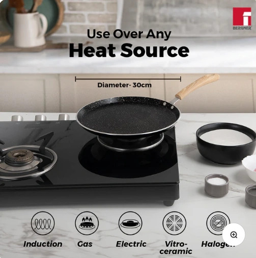 bellini plus aura 5 layer non stick dosa tawa induction bottom bellini plus aura 5 layer non stick dosa tawa induction bottom