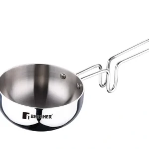 argent tri ply stainless steel 12cm (500 ml) tadka pan