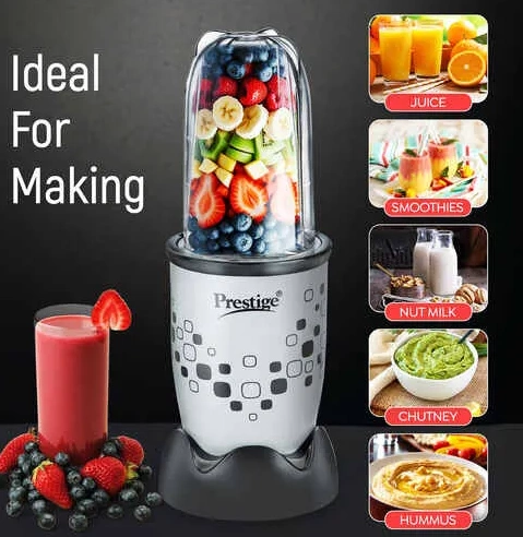 prestige 350 watts nutri mix 2.0 mixer grinder with 2 jars|compact design| multipurpose jars|inter lock system| sipper lids prestige 350 watts nutri mix 2.0 mixer grinder with 2 jars|compact design| multipurpose jars|inter lock system| sipper lids