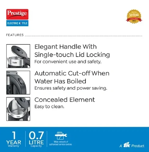 prestige pkdss 0.7 electric kettle 700ml prestige pkdss 0.7 electric kettle 700ml