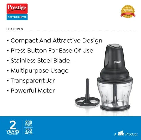 prestige pec 4.0 electric vegetable & fruit chopper prestige pec 4.0 electric vegetable & fruit chopper