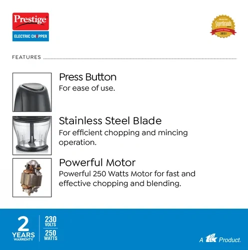 prestige pec 4.0 electric vegetable & fruit chopper prestige pec 4.0 electric vegetable & fruit chopper