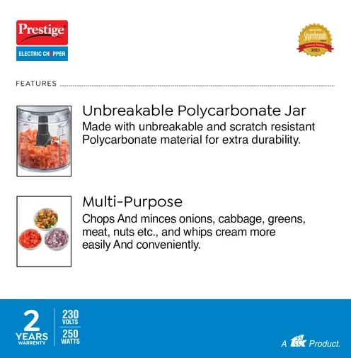 prestige pec 4.0 electric vegetable & fruit chopper prestige pec 4.0 electric vegetable & fruit chopper