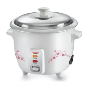 prestige delight prwo rice cooker 1.5 l with close fit lid (off white)