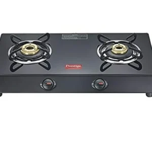 prestige marvel plus toughened glass top gas stove (2 burners) gtm 02 black