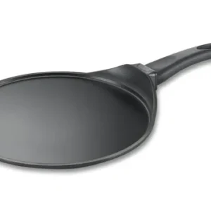 prestige omega die cast plus non stick tawa 31cm | heavy aluminium base | 3 layer coating | metal spoon friendly | gas & induction compatible