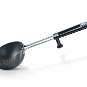 prestige hard anodised cookware tadka pan, 10cm (black)