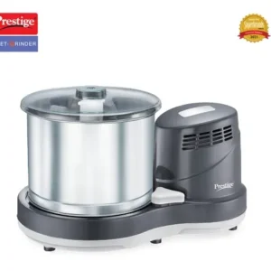 prestige pwg 08 wet grinder 2l | 200w motor | stainless steel drum | black & silver | efficient & durable