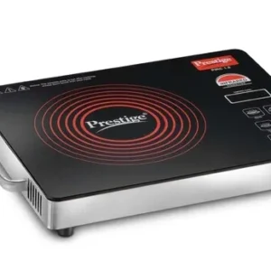 prestige infrared cooktop pirc 1.0 | 2200w | stainless steel & ceramic | adjustable temperature | cool touch handle | black