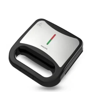 philips hd3000/80 4 slice sandwich maker 800w | ultra non stick plates | quick & even toasting | black