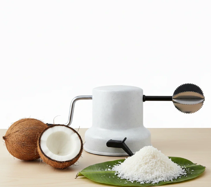padmini stainless steel coconut scraper with vacuum base (white) | free juicer attachment included padmini stainless steel coconut scraper with vacuum base (white) | free juicer attachment included