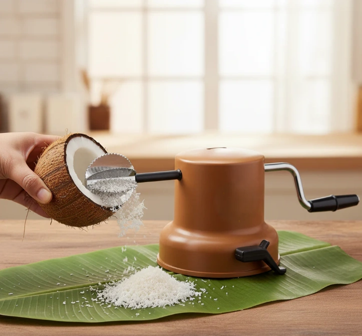 premier stainless steel coconut scraper with vacuum base | easy & safe coconut grating premier stainless steel coconut scraper with vacuum base | easy & safe coconut grating