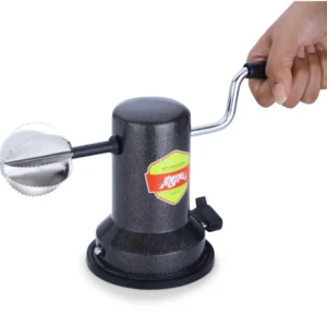 sleek stainless steel coconut scrapper with vacuum base | efficient & safe coconut grating