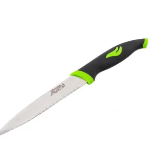 olive utility laser knife 235 mm | precision stainless steel kitchen knife