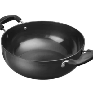 vinod hard anodised deep kadai without lid