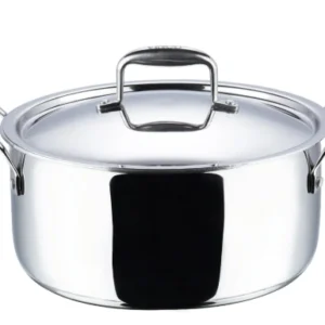vinod platinum triply stainless steel saucepot with lid (induction friendly)