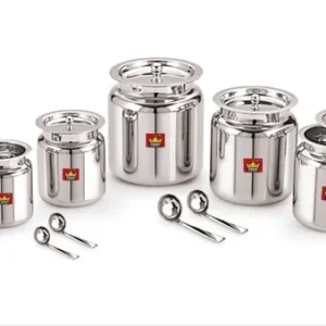 maslo ghee pot ( steel )